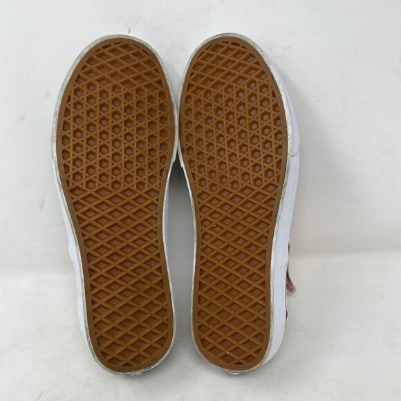 VANS Classic Slip-On Logo Flame Black Skate Shoes Womens Size 8.5 - Picture 8 of 8